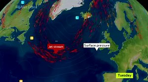 14K views · 211 reactions | A strong #jetstream will feed eastwards across the North Atlantic this week. This should speed up the arrival time of trans-Atlantic flights to UK airports. For our weather, high pressure will persist towards the south of the UK, but a strong jet stream will feed low pressure towards the north west. | Met Office | Facebook