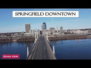 Springfield Downtown || drone view