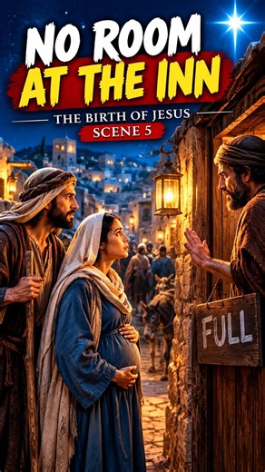 NO ROOM AT THE INN 😢 | The Birth of Jesus – Scene 5 | Bible Story