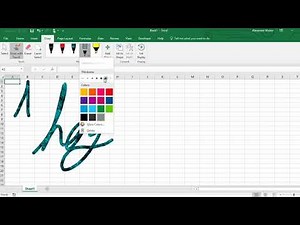 Draw with a pen or pencil in Microsoft Office!