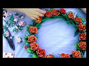 DIY- COROA DE EVA PARA DIA DE FINADOS. PASSO A PASSO