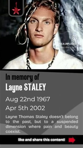 In memory of Layne STALEY - Apr 5th 2002 #aliceinchains #grunge #postgrunge #laynestaley #inmemoriam