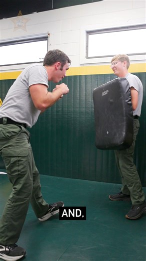 8.4K views · 119 reactions | Inching Closer: Recruits continue hands-on training with defensive tactics, a critical component of their upcoming career as corrections deputies. Recruits Lawyer and Munro share their insights as they near completion of the MCSO Corrections Academy. #ManateeSheriffCorrections | Manatee County Sheriff's Office | Facebook