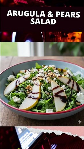 Crisp Arugula & Juicy Pears Salad