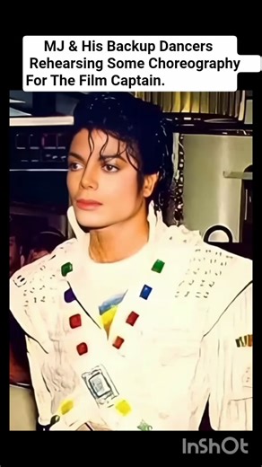 MJ & His Backup Dancers Rehearsing Some Choreography For The Film Captain.In Los Angeles, CA 1985.