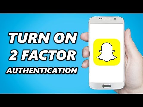 How to Turn On Two Factor Authentication On Snapchat!