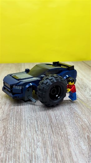 Turning LEGO Car into Monster Truck #lego #shorts