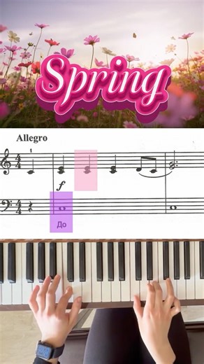 Spring Vivaldi Piano Guide Short