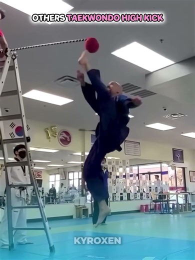 Insane Taekwondo High Kick 😳