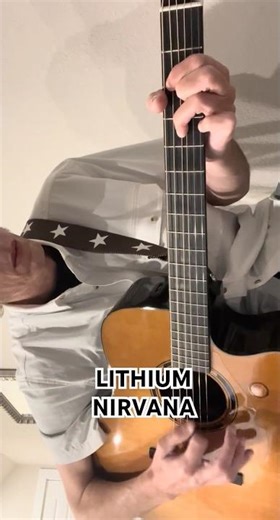 How to Play Lithium on Guitar by Nirvana #coversong #music #guitar
