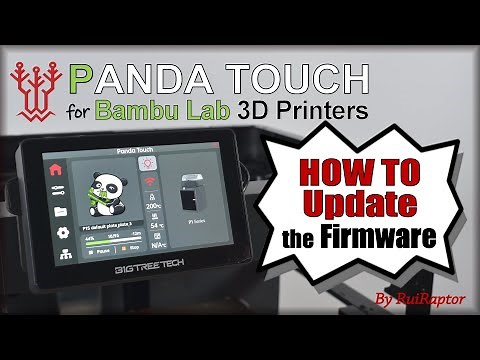 BTT PANDA Touch 👉 HOW TO Easily UPDATE the FIRMWARE