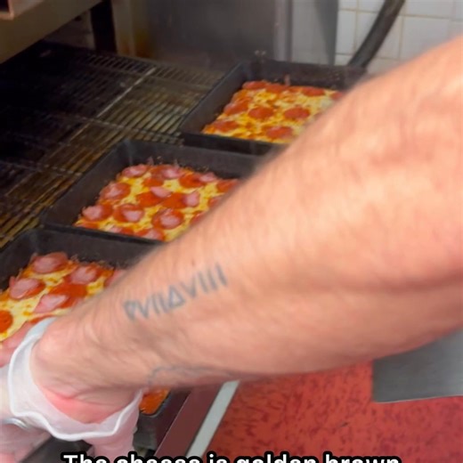 8.6K views · 19 reactions | We start FRESH  everyday at 8AM. Our dough is made in store daily. Our cheese starts as a fresh block, never frozen and is shredded by hand. Our sauce is mixed right in store. ‍Bite in & taste the difference of an airy, crispy, golden Jet's Detroit-Style Pizza | Jet's Pizza | Facebook