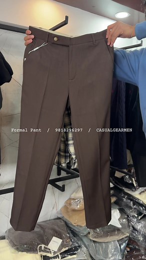 Men's Formal Pants in Various Sizes for Casual Outfits