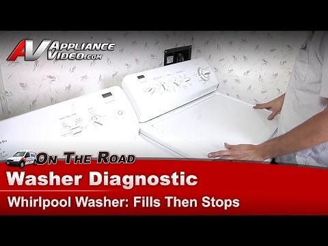 Whirlpool Washer Repair - Fills Then Stops - Lid Switch