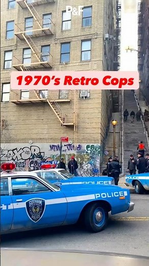🚔 Stepping Back into NYC’s Golden Era: 70s NYPD Cops in Classic Blue Uniforms & Retro Patrol Cars!