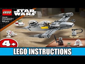 LEGO Instructions - Star Wars - 75410 - Mando and Grogu's N-1 Starfighter - The Mandalorian