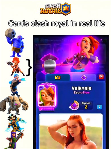 Cards clash royale in real life #clashroyale #clash #foryou #viral #fyp funny moments sweetie fox