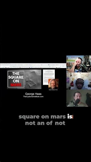 Mars mystery deepens! Shock & Haas claim non-natural structure.