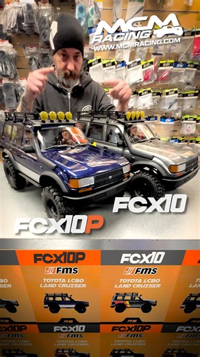 ‼️ FMS FCX10 & FCX10 Pro Swap bodies as you like! FCX10 is an awesome value for money, FCX10Pro features an impressive list of upgrades! https://www.mcmracing.com/en/recherche?controller=search&search_query=FMSLC80FCX10 | MCM Racing