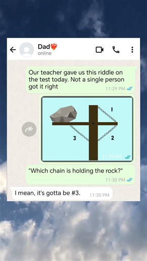 99% of people fail this physics riddle! 🪨⛓️ #shorts #test #riddle #logic #mindblown