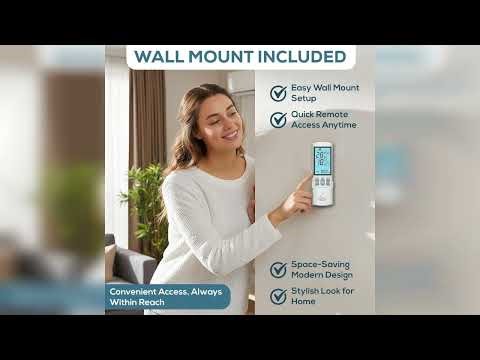 Review: KTN828 Universal Mini-Split Air Condition Remote Control Dual °F/°C Modes - Works with...