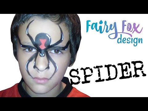 On the job: SPIDER face paint tutorial