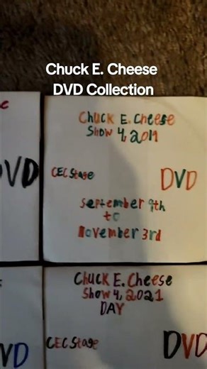 Chuck E. Cheese DVD Collection #chuckecheese #chuckecheesedvd