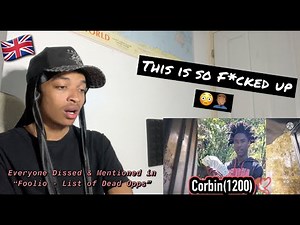 UK London Kid Reacts to - Everyone Dissed & Mentioned in “Foolio - List Of Dead Opps” 🇬🇧 (Reaction)