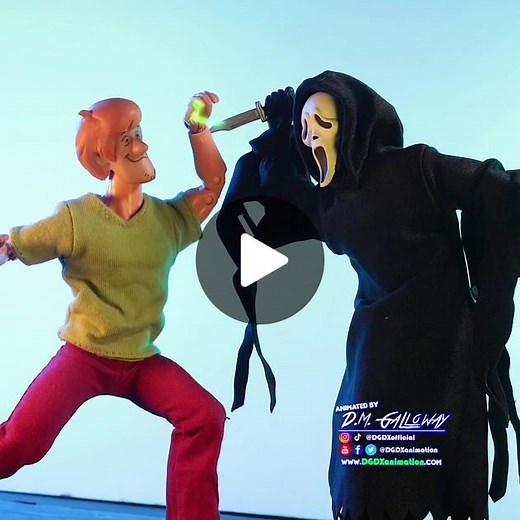 🍔 SHAGGY VS GHOSTFACE 🔪 If you know you know 😉 #stopmotion #animation #shaggy #scooby #scoobydoo #ghostface #scream #horrormovies #scarymovies #funny #childhood #matthewlillard #scoobydooedit #screamedit #ghostfaceedit