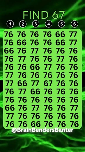 Test Your COGNITIVE Brain Skills With This FAST Number Game! #shorts