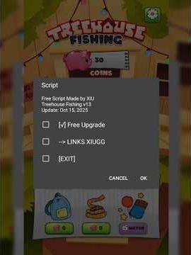 Treehouse Fishing Hack Script Game Guardian Review #gamescriptreview #gameguardianscript #modmenu100
