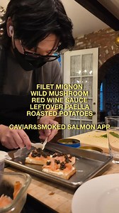 1.2M views · 27K reactions | This is what I made as a personal chef In Beverly Hills. Filet. Wild mushroom red wine jus. Filet mignon. Wild mushroom red wine just Leftover paella Roasted potatoes Wilted spinach Caramelized onions #cooking #food #personalchef #privatechef #justahumblecook | Justahumblecook | Facebook