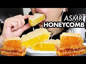 ASMR Raw HONEYCOMB MUKBANG (No Talking) *Extreme Sticky Eating Sounds* | Eating Honeycomb ASMR