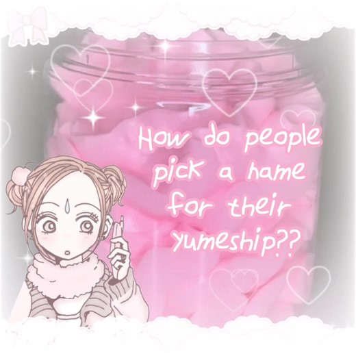 ( UPDATE: I FINALLY CAME UP WITH A SHIP NAME YAY ) I see so many cool ship names and it makes me so sad that I can’t come up with a name (◞‸◟；) #yumeship #selfship #yume #shipname #advice