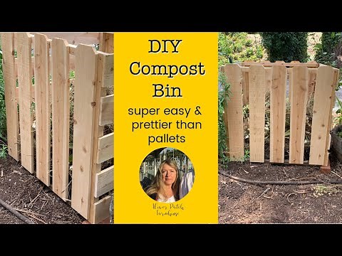 20 Minute DIY Compost Bin: Easy and Affordable Build for Any Garden!