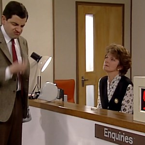 3.1M views · 10K reactions | Mr. Bean does not have time to waste waiting in line  | Mr Bean | Facebook