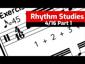 EP0242- 4/16 Rhythm reading practice without ties or rests (Part 1) - clap and count rhythms
