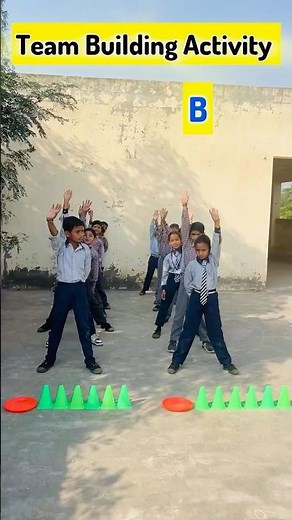 Fun Team Building Activity for Kids! 👧👦Fun Challenges #shorts #viral #masti