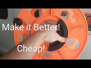 Extension Cord Reel Improvement Hack