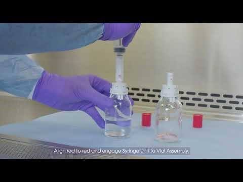 Reconstituting Lyophilized Powder Using a Diluent Vial
