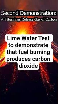 2 shocking experiments using Lime Water Test for Carbon Dioxide