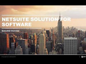 NetSuite SuiteSuccess: Software - Executive overview