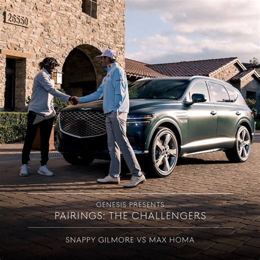 2.7K views · 151 reactions | Did you guess our challengers? Watch the full Pairings: The Challengers episode tomorrow to see PGA Tour winner Max Homa and trick shot megastar Snappy Gilmore go head-to-head in a little friendly competition. | Genesis USA | Facebook