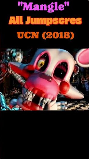 All Mangle Jumpscares #fnaf #manglefnaf #jumpscare