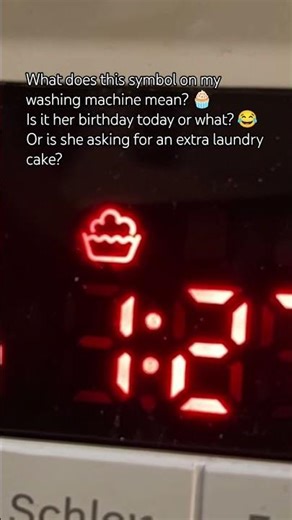 Strange Symbol on My Washing Machine 🧁 What Does It Mean?
