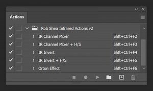 Photoshop Actions for Infrared v2