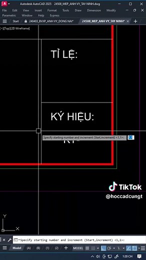 Đánh Số Thứ Tự Bản Vẽ Trong AutoCAD | Học Autocad Tutorial