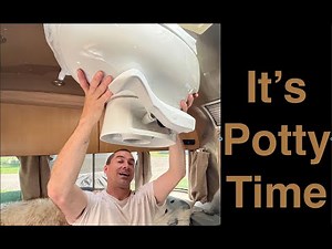 Airstream Trailer Bathroom Upgrade | Porcelain Toilet Install DIY!