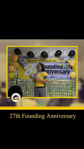 Monark Foundation had an unforgettable celebration of its 27th Founding Anniversary last April 11-12, 2024. The celebration highlighted our humble beginnings, achievements, and vision for the future! Ms. Cecil L. Valencia, Executive Director of Monark Foundation, Mr. Jose Antonio Banson, president of the Monark Foundation, and Mr. Onoffre Banson Jr., CEO and President of Monark Equipment, added immense value to the occasion with their shared insights that greatly inspired everyone. Thank you to 