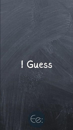 I Guess 🤷‍♂️ What Does It Mean? English Explained #phrases #expression #meaning #idioms #slang #esl